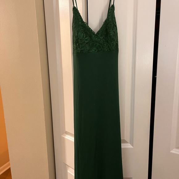 JJ’s house green formal dress - Picture 3 of 3